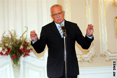 Prezident Václav Klaus prominul trest nkolika lidem z humanitárních dvod