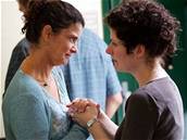 Práv dnes, Alice Nellis, Iva Bittová, z natáení filmu - Práv dnes, Alice...