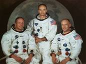Neil Armstrong, Edwin Aldrin a Michael Collins