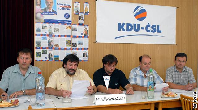 Zasedání krajské organizace KDU-SL..