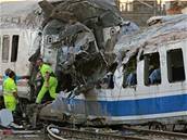 Pi nehod vlaku ve panlsku zemelo nejmén 5 lidí