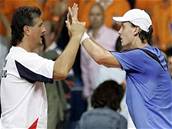 Jaroslav Navrátil a Tomá� Berdych