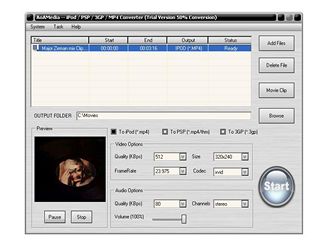 AoA iPod/PSP/3GP/MP4 Converter 