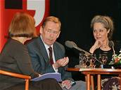 Václav Havel pi vzpomínání na divadlo