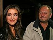 Iva Kubelková s p�ítelem Georgem Jiráskem 