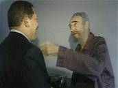 Kubánský prezident Fidel Castro a venezuelský prezident Hugo Chávez