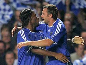 Chelsea:  Didier Drogba a Andrej evenko