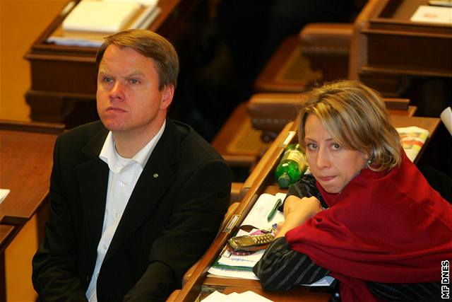 Martin Bursík a Kateina Jacques