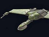 Star Trek - model klingonského váleného ptáka