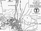 Plánek Schönfichtu - Smrkovce - 30.léta 20.století