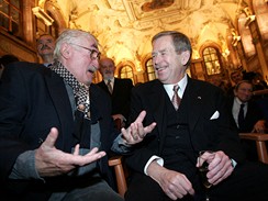 Vclav Havel a Pavel Landovsk