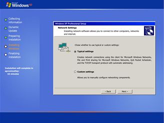 Windows XP Setup Simulator