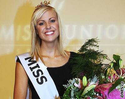 Miss Junior 2006 Eva Kukrálová z Karlových Var
