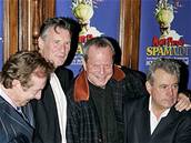 Skupina Monty Python na premiée muzikálu Spamalot