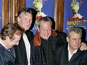 Skupina Monty Python na premié�e muzikálu Spamalot
