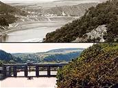 Nad �t�chovicemi, naho�e v roce 1938, dole v roce 2001