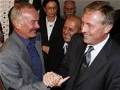 P�emysl Sobotka a Mirek Topolánek