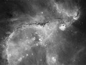 Hubblev ernobílý snímek hlubin vesmíru