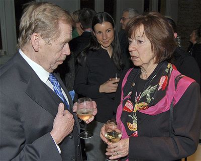Václav Havel a Charlotta Kotíková