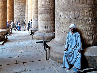 Egypt, chrmy v Edf