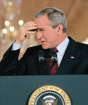 Podle výsledk operace v Iráku bude prezident Bush souzen djinami.