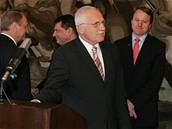 Klaus se zástupci stran na Hrad