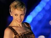 Týden módy v Milán - zpvaka Kylie Minogue byla hlavní hvzdou na pehlídce Dolce & Gabbana