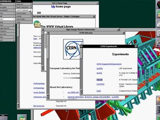 Webový prohlížeč 1993 - WorldWideWeb