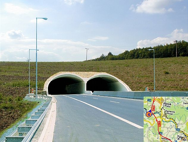 Vizualizace dálniního tunelu Hrka