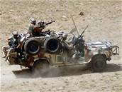 Elitní etí vojáci v bojové protiteroristické operaci Enduring Freedom v Afghánistánu.