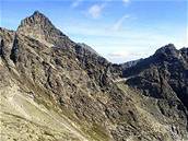 Vysoké Tatry - vlevo eský tít, který Slováci pejmenovali od 1.ervna 2006 na aký tít