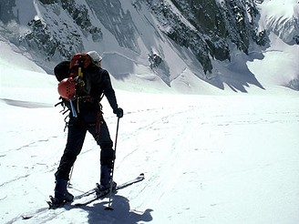 Skialpinista, Chamonix