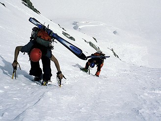 Skialpinist, Chamonix
