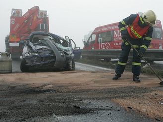 Dopravn nehoda na Olomoucku
