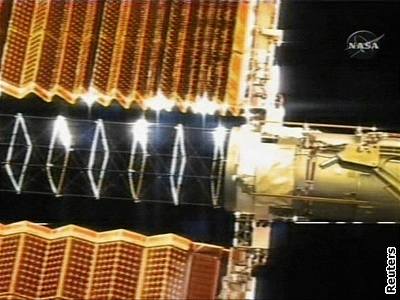 Solární panely na Mezinárodní vesmírné stanici