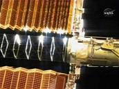 Solární panely na Mezinárodní vesmírné stanici