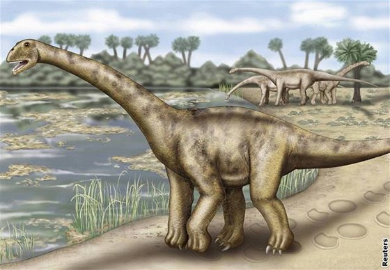 Turiasaurus riodevensis, nejvt&#237; dinosaurus, kter&#253; se pohyboval po