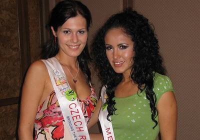 Jana Doleelová s Miss Mexiko