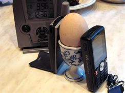 Mobilní vaření - vezmi dva telefony a mezi ně vraž vejce
