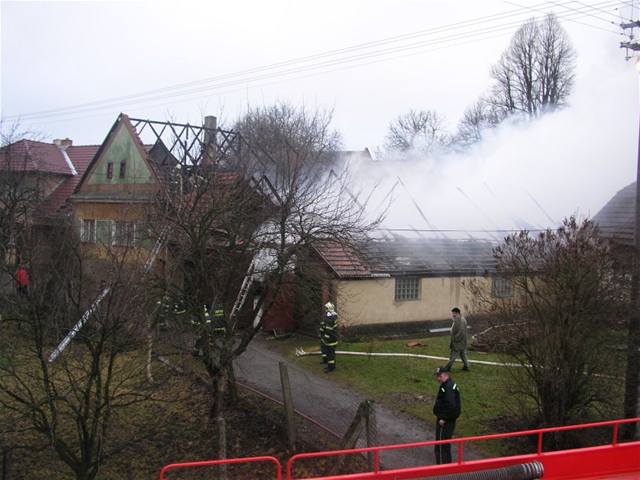 Poár usedlosti v Ústupu na Blanensku