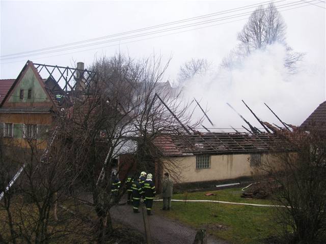 Poár usedlosti v Ústupu na Blanensku