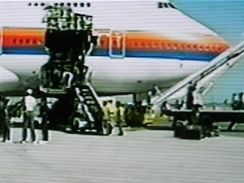 Letadlo po nehod (Honolulu, 24.2.1989)