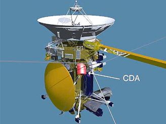 Cassini s umstnm CDA (analyztor kosmickho prachu)