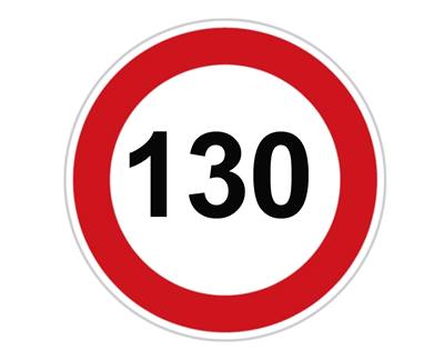 Znaka, 130, dopravní znaka