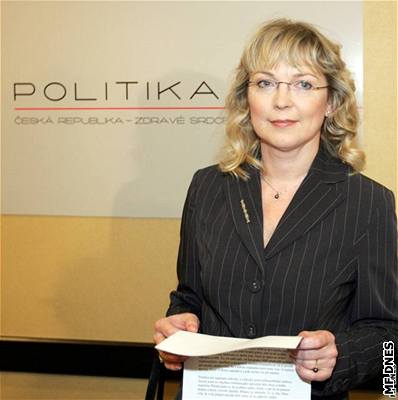 Pavla Topolánková v paroubkovském duchu vyuila média.