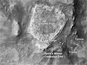 snímek ze sondy Mars Reconnaissance Orbiter