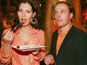 Miss R 2004 Jana Doleelová s pítelem Robertem 