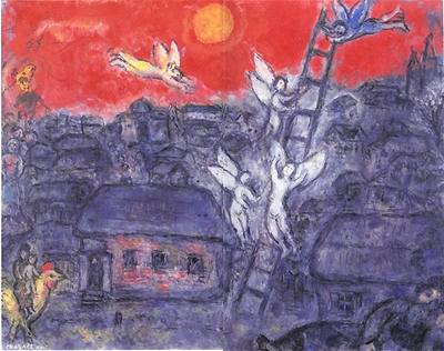Jákobův žebřík Marca Chagalla