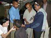 Mise organizace Lékai bez hranic v Etiopii bhem epidemie malárie.