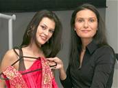 Mirka Koanová zkouela 26.ledna v Praze aty, v kterých bude reprezentovat R na mezinárodní souti krásy Top Model of the World 2007 v ín